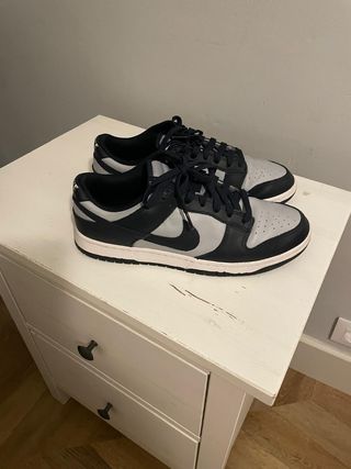 Nike Dunk Low Zapatillas Negras y Grises
