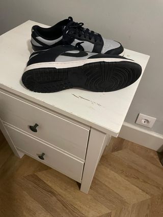 Nike Dunk Low Zapatillas Negras y Grises