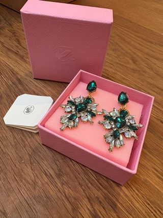 Pendientes Swarovski Verdes