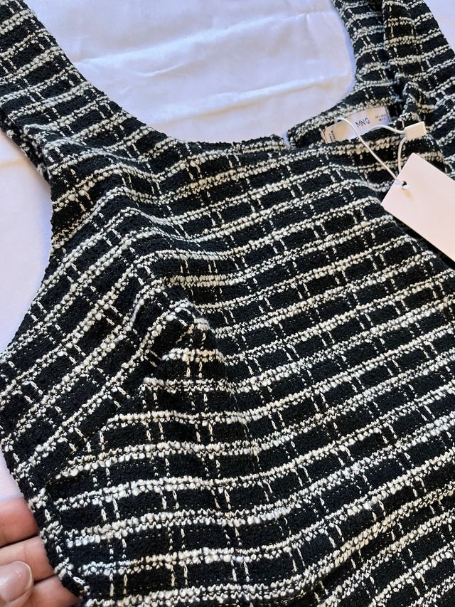 Vestido Mango Negro Talla L