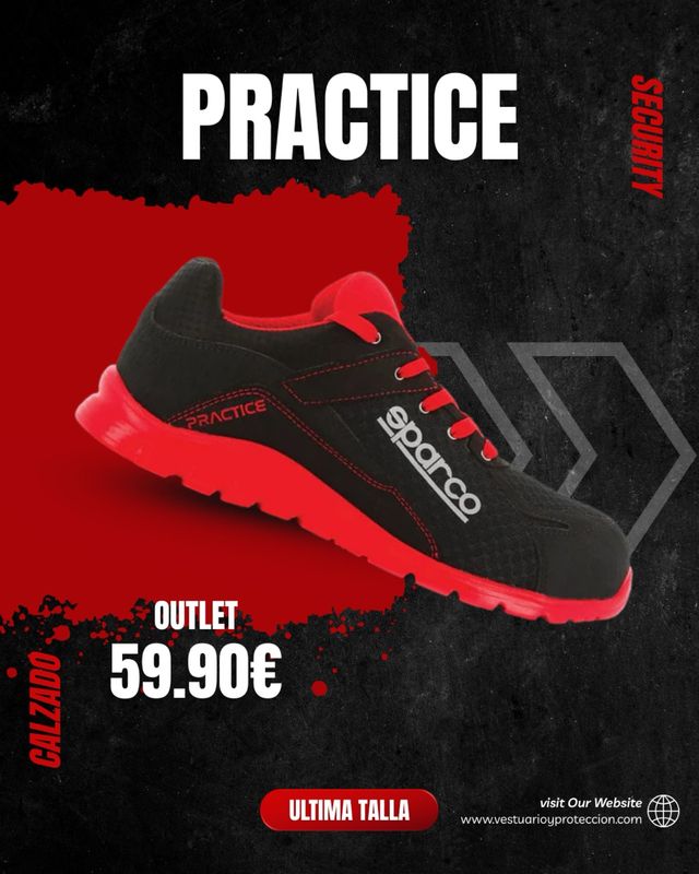 Calzado de seguridad Sparco Practice