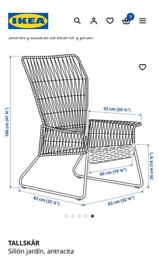 2 poltrone da esterno in rattan e metallo