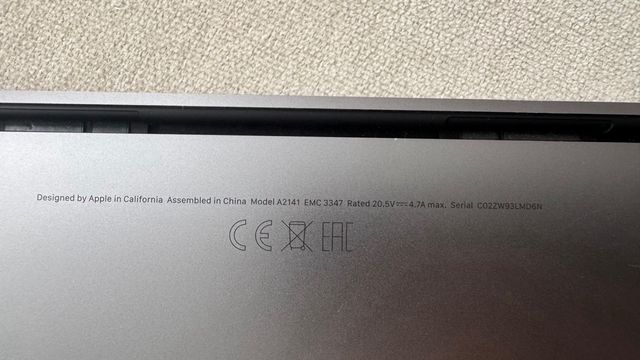 MacBook Pro 16 i9 1TB Gris Espacial Perfecto Estad