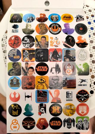 Kit Pegatinas Star Wars 216 Calcomanías Disney