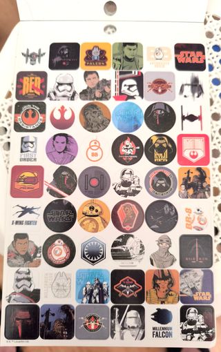 Kit Pegatinas Star Wars 216 Calcomanías Disney