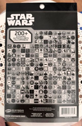 Kit Pegatinas Star Wars 216 Calcomanías Disney