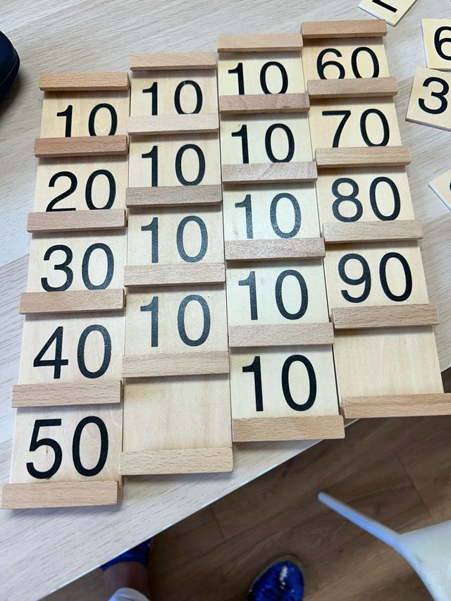 Tabla de Seguin Números Educativos Madera