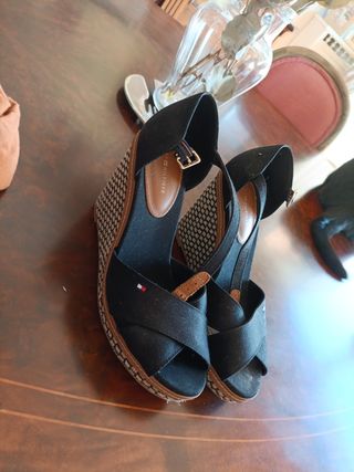 Sandalias Tommy Hilfiger Mujer Negras