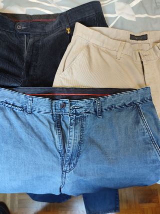 Pack 3 Pantalones Hombre talla 48