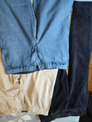 Pack 3 Pantalones Hombre talla 48