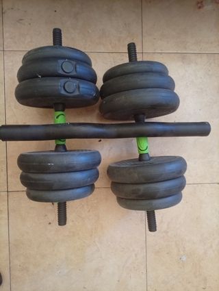 Set de pesas ajustable