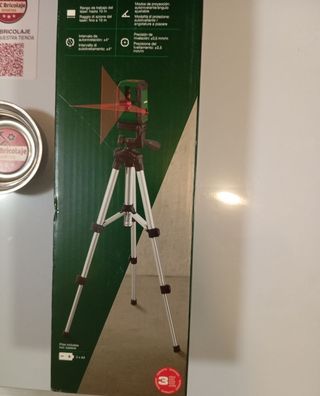 Nivel láser Parkside líneas cruzadas con regalo 