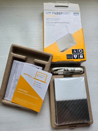 WD My Passport Ultra 4 TB Disco Duro USB 3.0