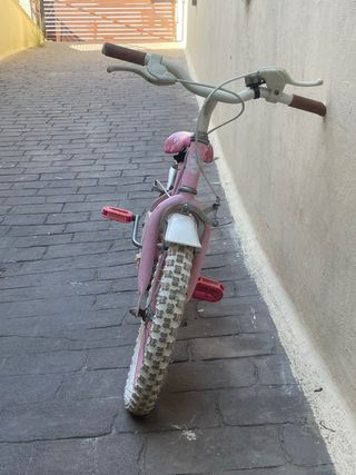 Bicicleta infantil rosa