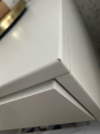 2 Mesitas de noche VIKHAMMER Ikea blanca