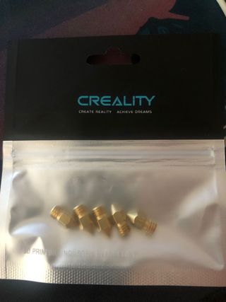 Boquillas Creality MK8 0.4mm (Pack 5)