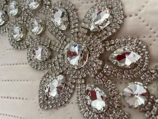 Tocado Novia Plata y Blanco