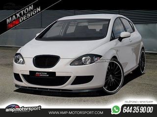 SPOILER DELANTERO DESCATALOGADO SEAT LEON 1P NEGRO BRILLO