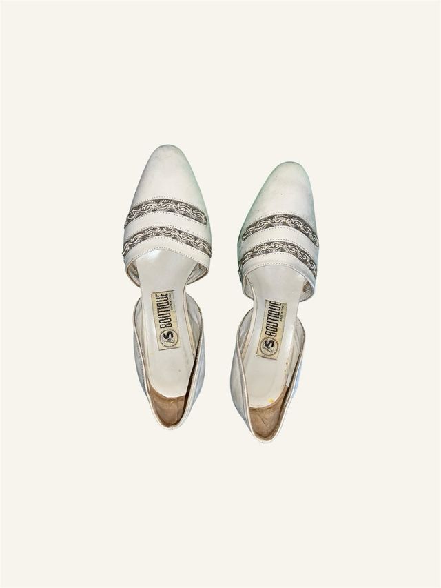 Scarpe décolleté bianche Vero Cuoio