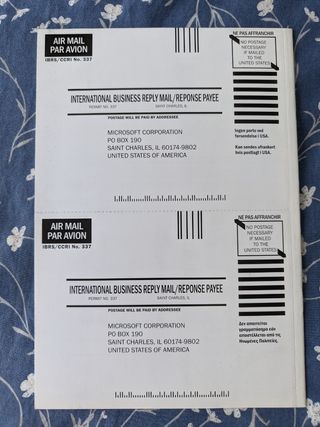Tarjeta de Registro Xbox