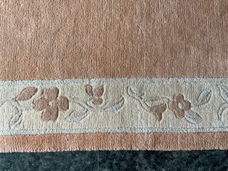 Alfombra de lana beige