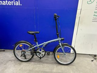 Bici pieghevole grigia