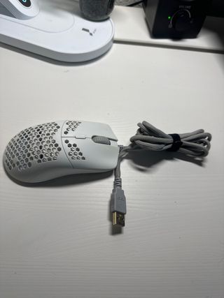 Ratón Mars Gaming USB Blanco/Gris