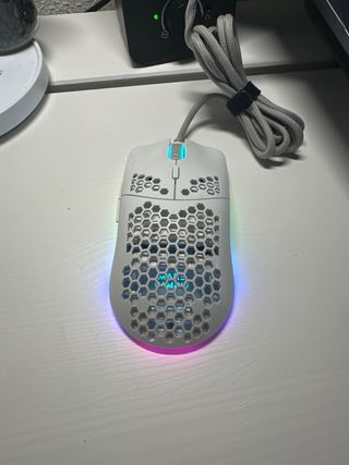 Ratón Mars Gaming USB Blanco/Gris