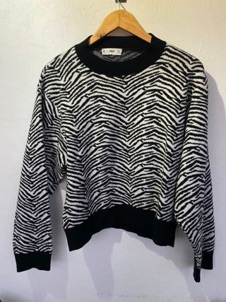 Jersey Cebra Negro y Blanco