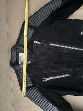 Giacca chiodo Mango pelle bomber motociclista