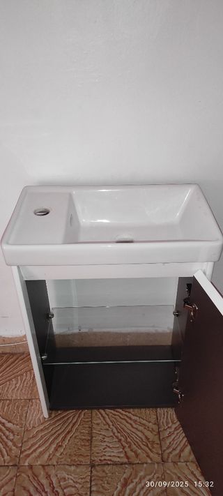 Conjunto mueble de baño fondo reducido
