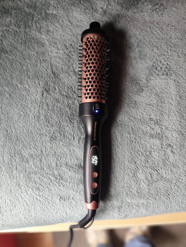 Cepillo Térmico Wavytalk Negro/Dorado