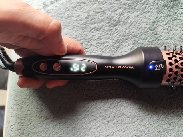 Cepillo Térmico Wavytalk Negro/Dorado