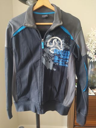 Sudadera Ternua Hombre Negra y Gris