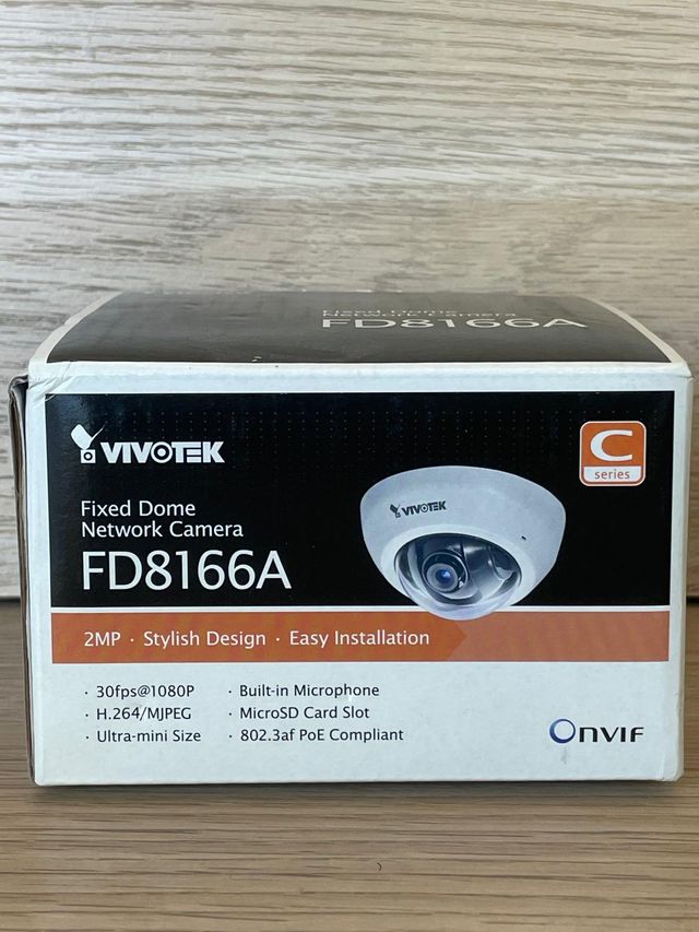 Cámara Vivotek FD8166A 2MP Domo PoE
