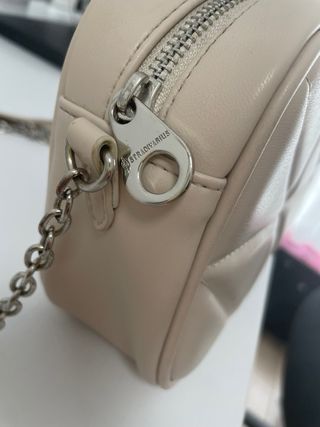 Bolso bandolera acolchado beige Stradivarius