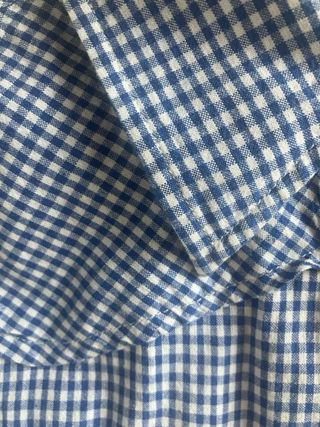 Camisa cuadros azul mujer manga corta Blend