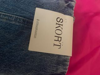 Falda pantalón vaquera Zara Talla XS