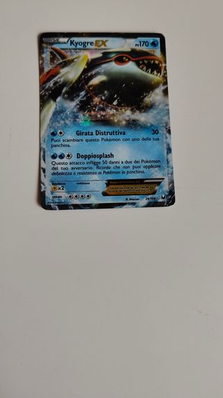Carta Pokémon Kyogre EX 26/108