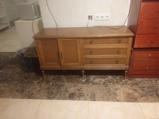 Sinfonier vintage de madera bueno para restaurar