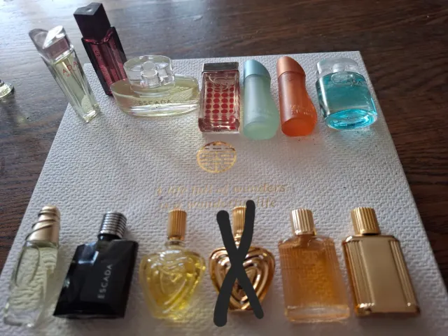 Miniaturas Perfumes Escada