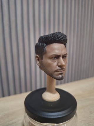 Cabeza escala 1/6 Tony Stark Hot Toys