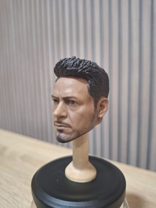 Cabeza escala 1/6 Tony Stark Hot Toys