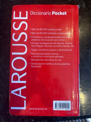 Diccionario Pocket español-francés / français-e...