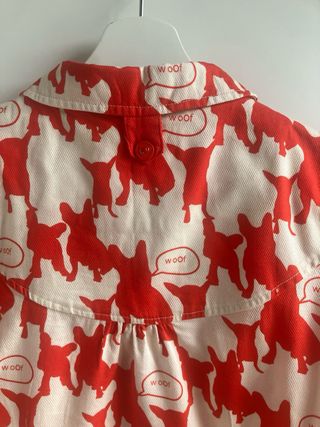 Camisa Nümph mujer manga corta estampado perros