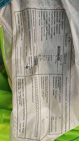 Parapente Advance Alpha 6