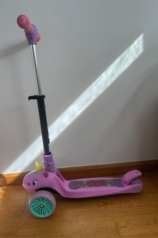 Patinete 3 Ruedas Unicornio Rosa