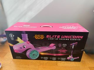 Patinete 3 Ruedas Unicornio Rosa