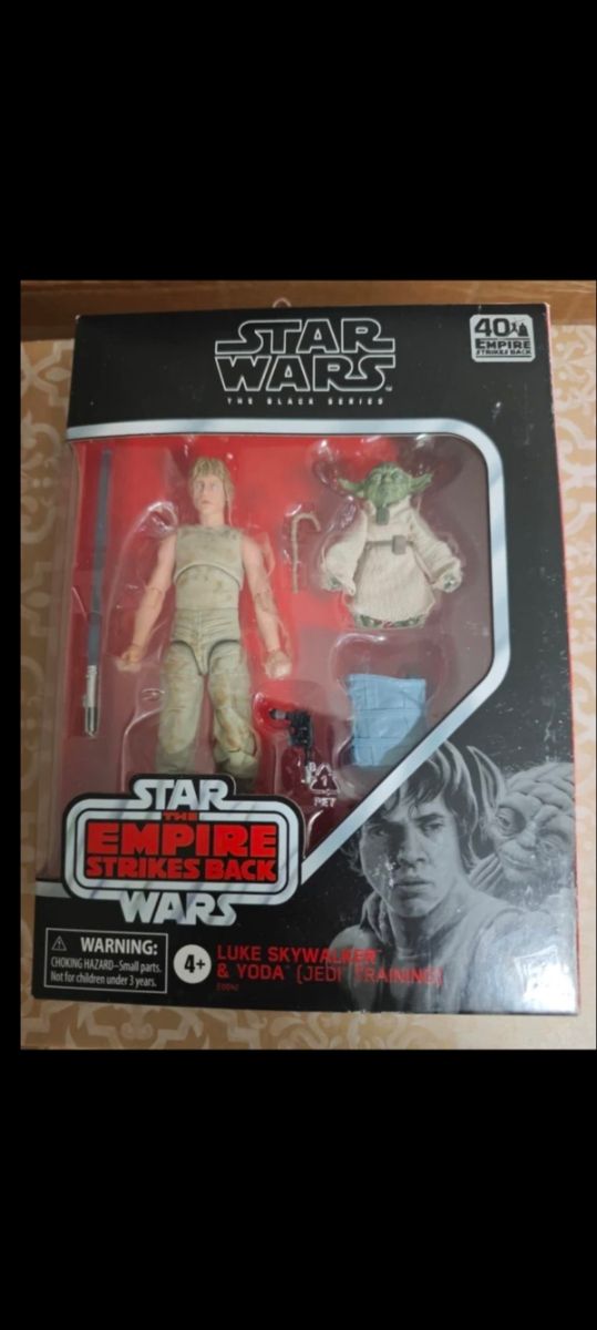 Star Wars Luke Skywalker y Yoda Black Series