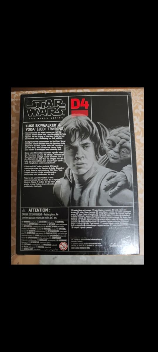 Star Wars Luke Skywalker y Yoda Black Series